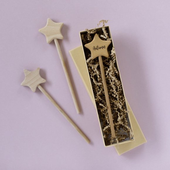 Personalized Handmade Wooden Star Wand | Fairy Wand | Magic Wand | Star Wand - Picture 7 of 8
